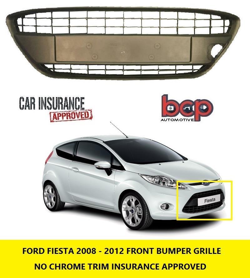 FORD FIESTA MK7 2008 - 2012 FRONT BUMPER GRILLE NO CHROME TRIM FAST DELIVERY