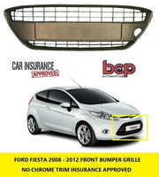 FORD FIESTA MK7 2008 - 2012 FRONT BUMPER GRILLE NO CHROME TRIM FAST DELIVERY