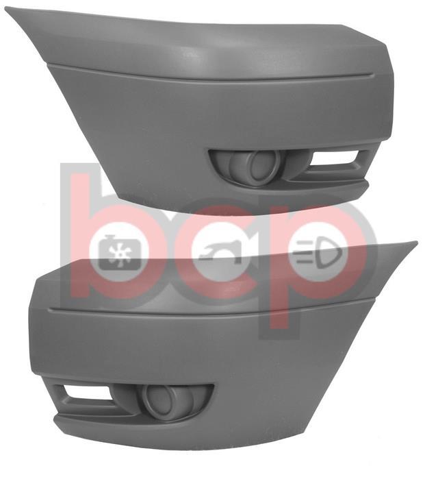 FORD TRANSIT MK7 2006 -14 FRONT BUMPER CORNERS PAIR LEFT & RIGHT NEW END CAPS