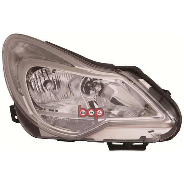 VAUXHALL CORSA D 2011 2012 2013 2014 HEADLIGHT HEADLAMP CHROME DRIVER  RIGHT