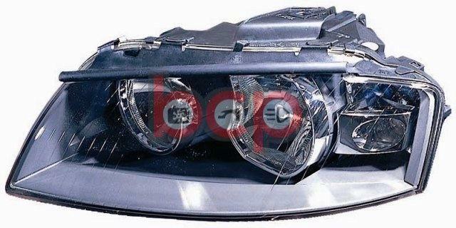 AUDI A3 8P 2003-2008 CHROME HEADLIGHT HEADLAMP N/S PASSENGER LEFT