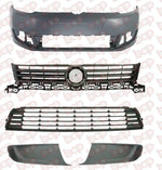 Load image into Gallery viewer, VW TOURAN FRONT BUMPER COMPLETE KIT PRIMED READY TO PAINT 2010 - 2015 NO FOG