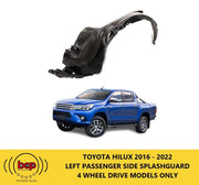 TOYOTA HILUX 2016 – 2020 SPLASHGUARD WHEEL ARCH INNER LINER PASSENGER SIDE