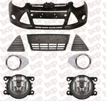Load image into Gallery viewer, FORD FOCUS FRONT BUMPER COMPLETE KIT WITH FOGS 2011 - 2014 PRIMED OE 1719342
