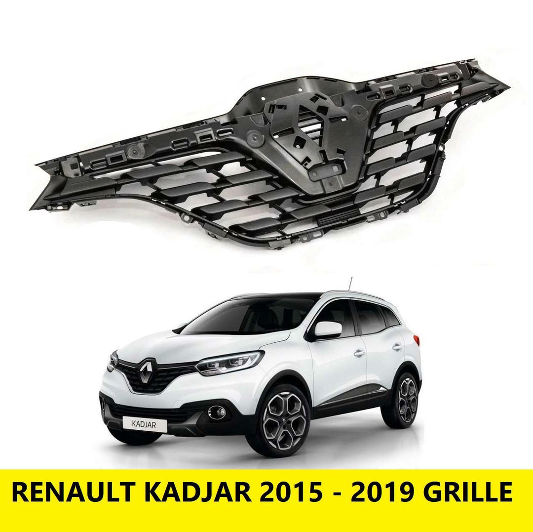 RENAULT KADJAR GRILLE 2015 - 2019 FRONT RADIATOR BADGE GRILLE NO CHROME FRAME