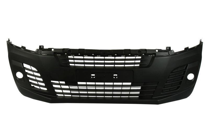 VAUXHALL VIVARO 2019 ON FRONT BUMPER BLACK WITH FOG HOLES 1615658280 NEW