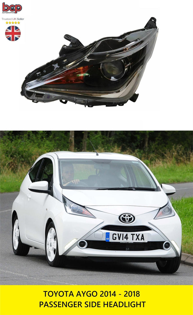 TOYOTA AYGO 2015 - 2018 HEADLIGHT HEADLAMP LEFT PASSENGERS SIDE 811700H141 NEW