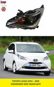 TOYOTA AYGO 2015 - 2018 HEADLIGHT HEADLAMP LEFT PASSENGERS SIDE 811700H141 NEW