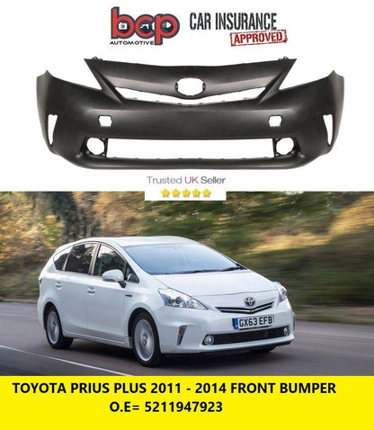 TOYOTA PRIUS PLUS 2011 – 2014 FRONT BUMPER OEM QUALITY 5211947923