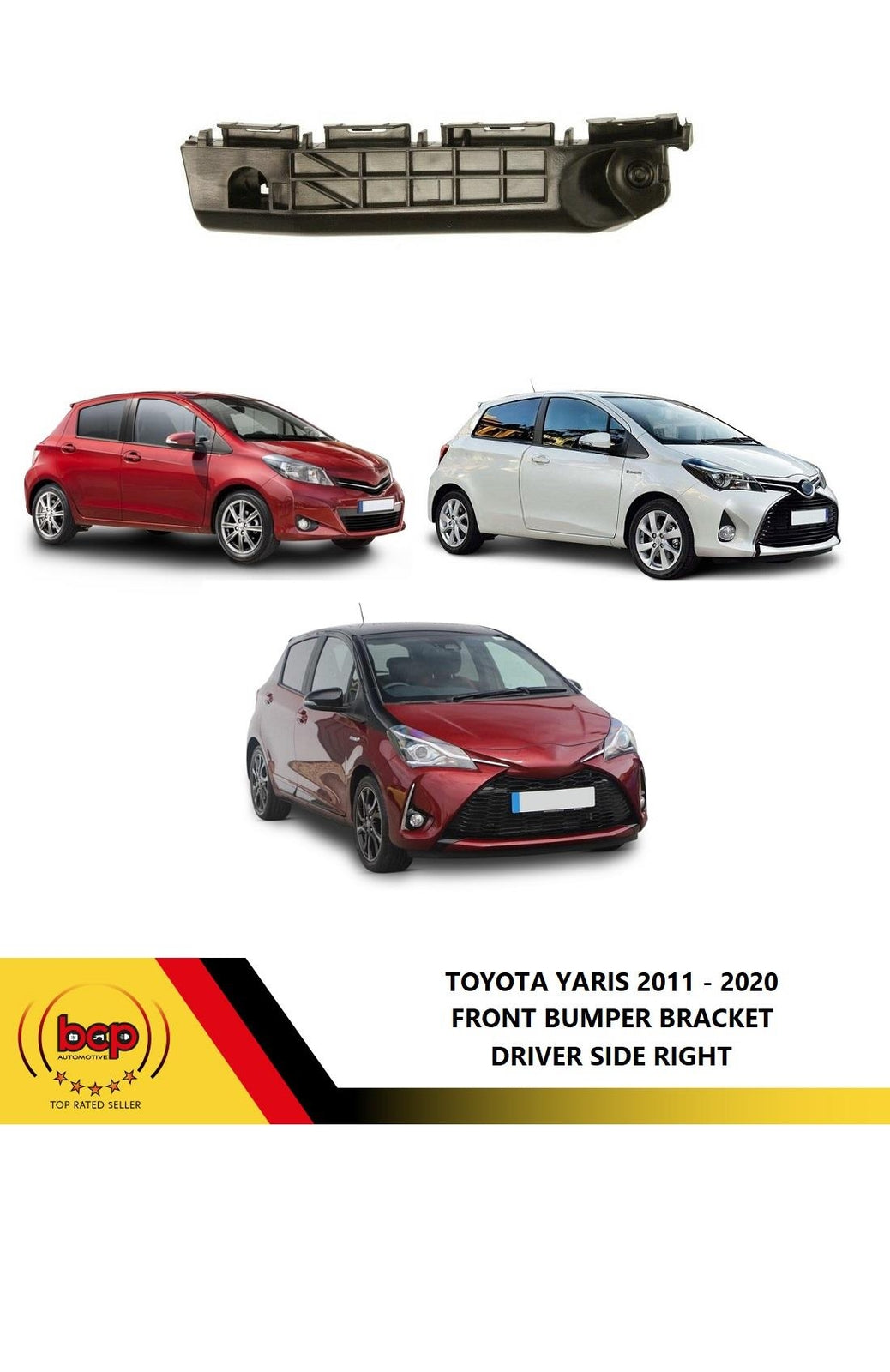 TOYOTA YARIS 2017 - 2020 FRONT BUMPER BRACKET MOUNT RIGHT DRIVERS SIDE