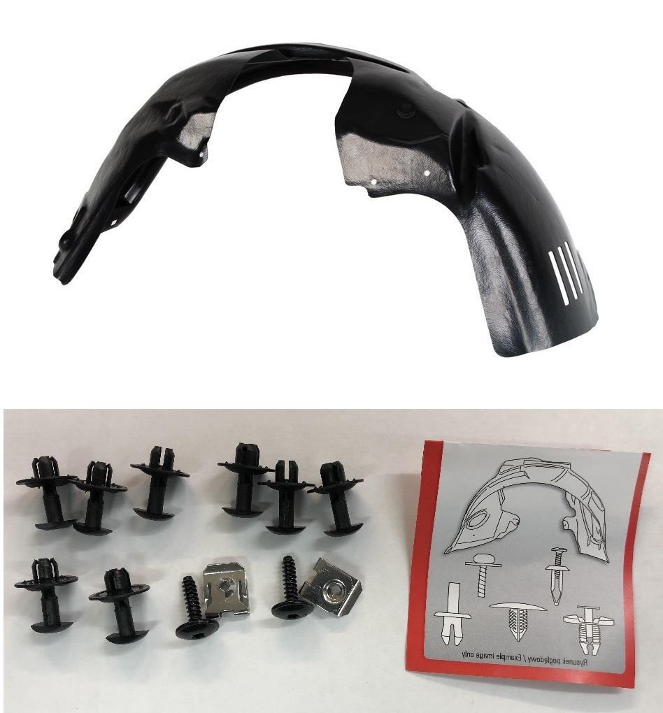 FORD FIESTA 2013 -2017 FRONT WING WHEEL ARCH SPLASHGUARD LEFT WITH CLIPS NEW