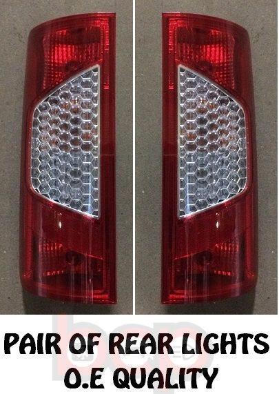 FORD TRANSIT CONNECT 2009 - 2013 PAIR REAR LIGHTS TAIL BACK LAMPS LEFT & RIGHT