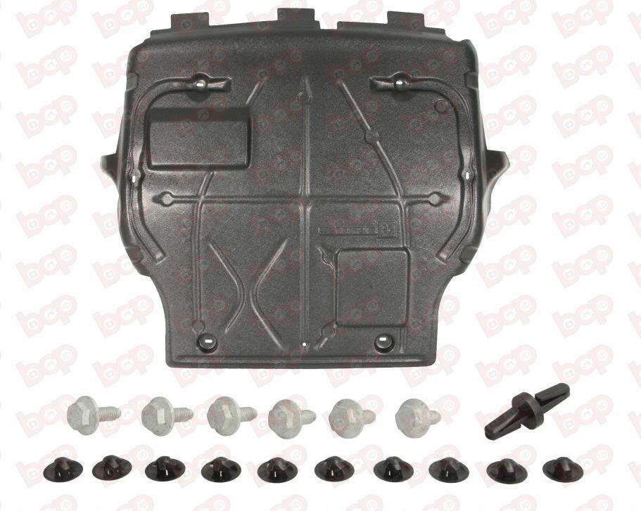 VW TRANSPORTER T5 UNDERTRAY UNDER ENGINE COVER WITH CLIPS BLOTS FIXING