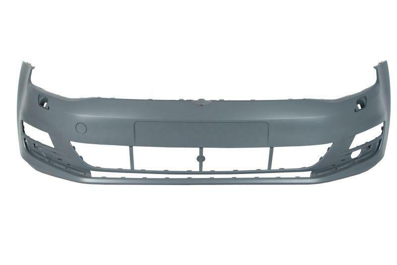 VW GOLF MK7 2012 - 2016 FRONT BUMPER PRIMED WITH  WASHER JET HOLES 5G0807217BSGR