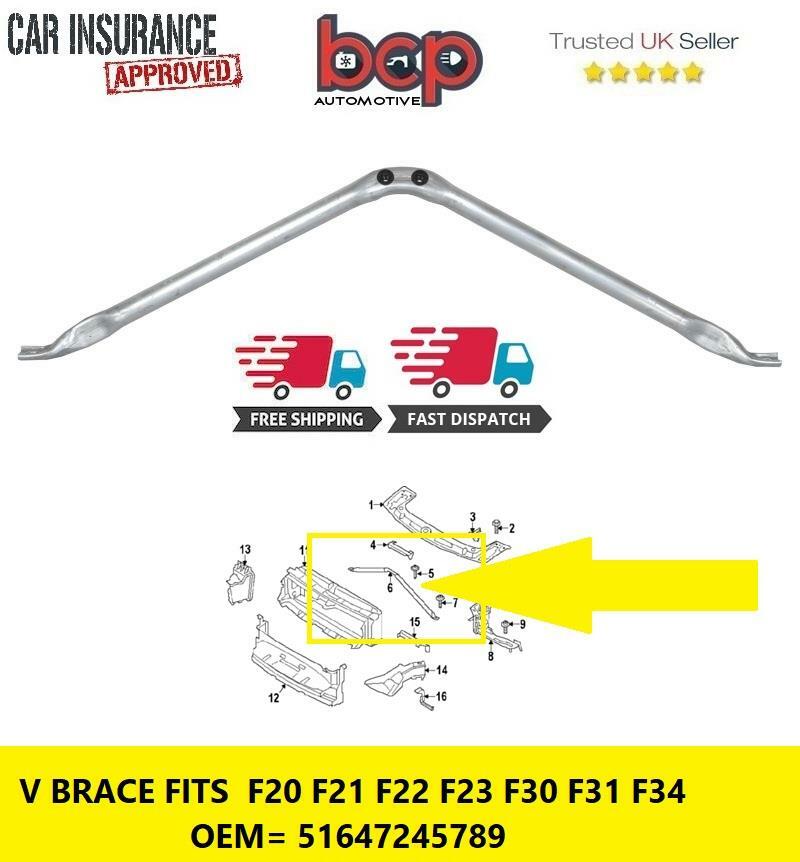 BMW 4  F36 SERIES 2011 - 2018 V BRACE FRONT PANEL SUPPORT BRACKET NEW F32 F33