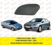 FORD FOCUS DOOR MIRROR COVER 2008 2011 RIGHT DRIVER SIDE O/S
