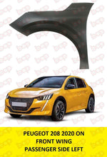 Load image into Gallery viewer, PEUGEOT 208 2020 2021 2022 2023 2024 FRONT WING LEFT PASSENGER SIDE PRIMED
