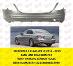 Load image into Gallery viewer, MERCEDES E CLASS W213 REAR BUMPER AMG LINE MODELS 2016 – 2020 PRIMED
