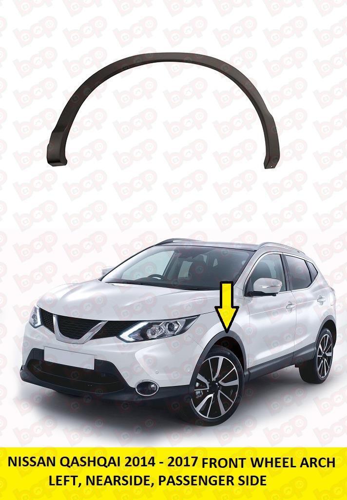 FOR NISSAN QASHQAI 2017 - 2021 FRONT WING WHEEL ARCH TRIM LEFT PASSENGER SIDE