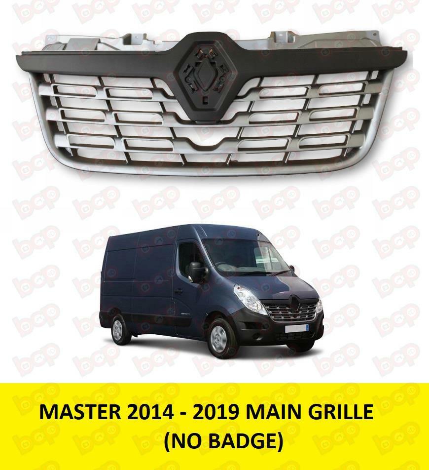 RENAULT MASTER 2014 - 2019 GRILLE MAIN RADIATOR NO BADGE 623104199r