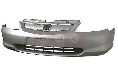 HONDA CIVIC 2001 - 2003 FRONT BUMPER PRIMED BRAND NEW WITH GRILLE SEE IMAGE