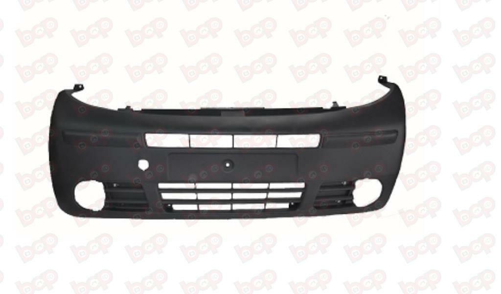 RENAULT TRAFIC 2001 - 2006 FRONT BUMPER BLACK TEXTURED WITH FOG HOLES