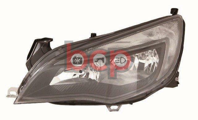 VAUXHALL ASTRA J 2009-2012 BLACK HEADLIGHT HEADLAMP PASSENGERS SIDE LEFT N/S