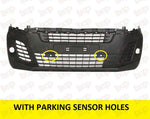 Load image into Gallery viewer, VAUXHALL VIVARO 2019 ON FRONT BUMPER BLACK WITH FOG HOLES &amp; PARKING SENSORS
