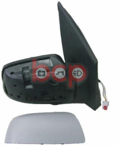 FORD FIESTA Mk6 05-08 DOOR WING MIRROR ELC POWER FOLD PRIMED LEFT PASSENGERS N/S