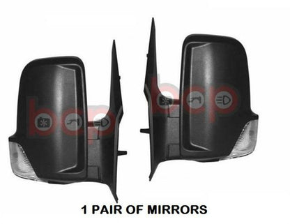MERCEDES SPRINTER 2006 - 2017 PAIR MIRRORS LEFT & RIGHT DRIVERS PASSENGERS