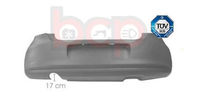 VOLKSWAGEN POLO 6R 2009 – 2014 REAR BUMPER WITH EXHAUST CUT OUT NO PDC HOLES NEW