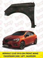Load image into Gallery viewer, RENAULT CLIO 2019 -2023 FRONT WING FENDER PANEL LEFT PASSENGERS SIDE PRIMED
