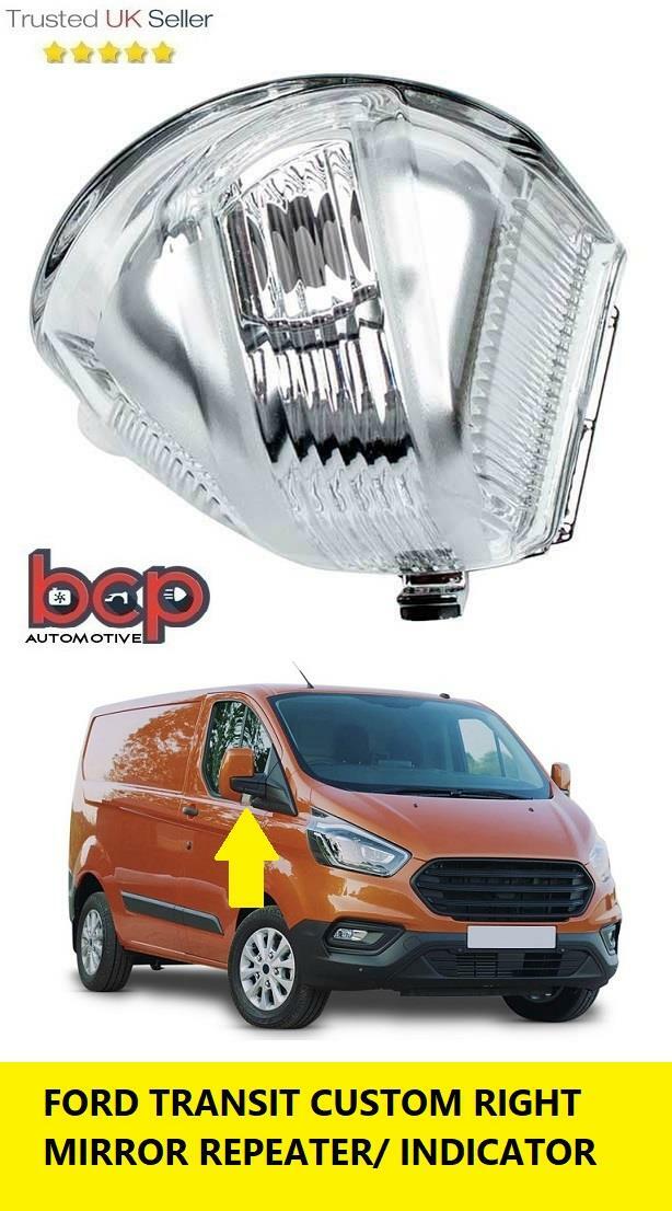 FORD TRANSIT CUSTOM DOOR WING MIRROR INDICATOR RIGHT DRIVER SIDE REPEATER NEW