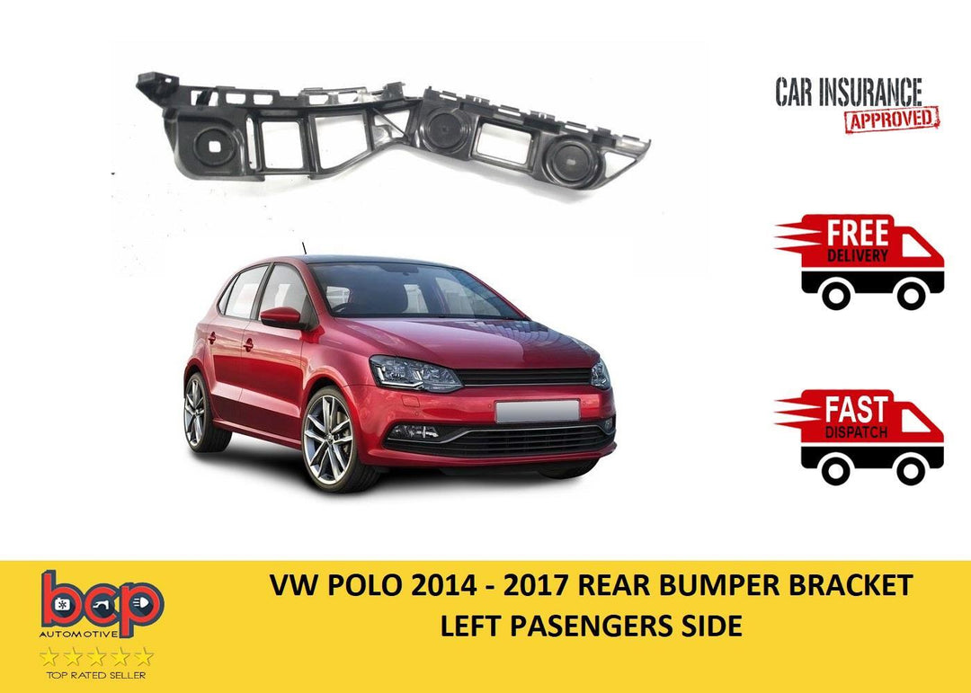 VW POLO 6R 2014 – 2017 REAR BUMPER BRACKET MOUNT GUIDE HOLDER LEFT PASSENGERS