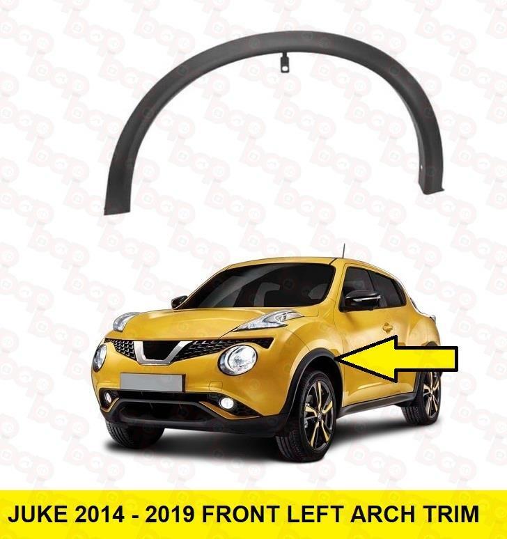 FOR NISSAN JUKE 2014 - 2019 FRONT WING WHEEL ARCH TRIM LEFT MOULDING OUTER