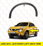 FOR NISSAN JUKE 2014 - 2019 FRONT WING WHEEL ARCH TRIM LEFT MOULDING OUTER