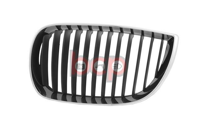 BMW 1 SERIES E87 2004 - 2007 GRILLE LEFT CHROME FRAME BLACK CENTRE BRAND NEW