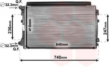 SKODA SEAT AUDI VW RADIATOR 5Q0121251EM 5Q0121251EM 5Q0121251ER 5Q0121251GQ