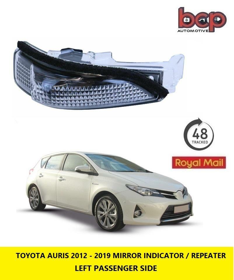 TOYOTA AURIS 2012 - 2019 DOOR WING MIRROR INDICATOR REPEATER LEFT PASSENGER SIDE