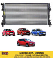AUDI A1 2010 - 2018 RADIATOR WATER COOLER FOR COOLANT ENGINE 1.0 1.4 TDI TSFI
