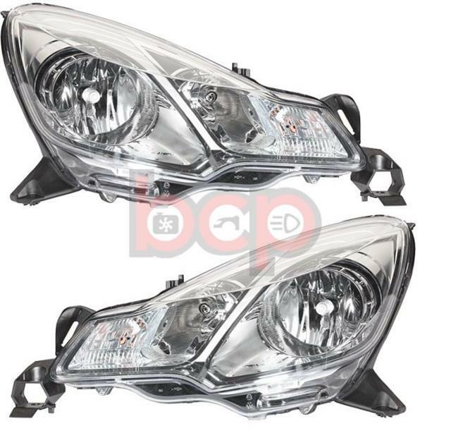 CITROEN C3 DS3 2010 ON PAIR OF HEADLIGHTS HEAD LAMPS CHROME LEFT AND RIGHT