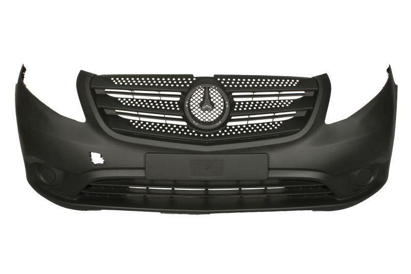 MERCEDES VITO 2015 ON FRONT BUMPER BLACK NO FOG 44788504259B51 OEM SPEC NEW
