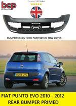 Load image into Gallery viewer, FIAT PUNTO EVO 2010 – 2012 REAR BUMPER NEW INSURANCE APPROVED 735516621 PRIMED
