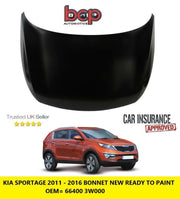 KIA SPORTAGE 2010 – 2015 BONNET NEW INSURANCE APPROVED 664003W000 READY TO PAINT