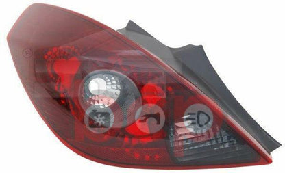 VAUXHALL CORSA D 3 DOOR 2006- 2014 REAR TAIL LIGHT PASSENGER SIDE LEFT SMOKED