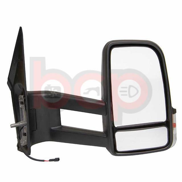 MERCEDES SPRINTER 2006 - 2018 LONG ARM MANUAL DOOR WING MIRROR DRIVERS RIGHT