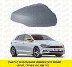 Load image into Gallery viewer, VW POLO 2017 - 2023 DOOR WING MIRROR COVER RIGHT DRIVERS PRIMED BACK COVER