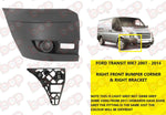 Load image into Gallery viewer, FORD TRANSIT MK7 2006 - 2014 FRONT BUMPER CORNER END CAP &amp; BRACKET DRIVERS RIGHT