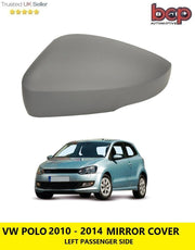 VW POLO MIRROR COVER 2009 – 2014 DOOR WING LEFT PASSENGER SIDE PRIMED PAINTABLE