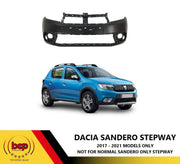 DACIA SANDERO STEPWAY 2017 2018 2019 2020 2021 FRONT BUMPER TRIM COVER